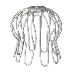 Wire Downspout Strainer for Painted Half-Round Gutters-3.1”