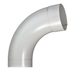 Downspout 85° Elbow for Painted Half-Round Gutters-4”