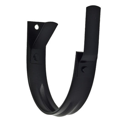 Half-Round Painted Steel Fascia Mount Gutter Hangers - 6"