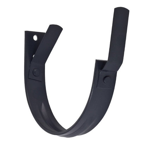 Half-Round Painted Steel Fascia Mount Gutter Hangers - 5"