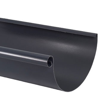 Half-Round Painted Steel Gutter by Zambelli - 5" x 10'0"