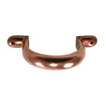 4" "Moderne" Copper Plated Brass Downspout Bracket