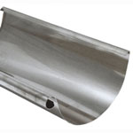 6" Zinc Gutter - 10' Length - 20oz