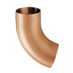 Copper 60° Elbows for Copper Half-Round Gutter Systems