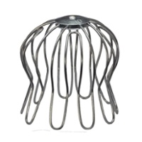 Galvanized (Zinc Plated) Wire Strainers for Half-Round Gutter Systems