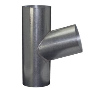 Galvanized steel y-connector by Zambelli